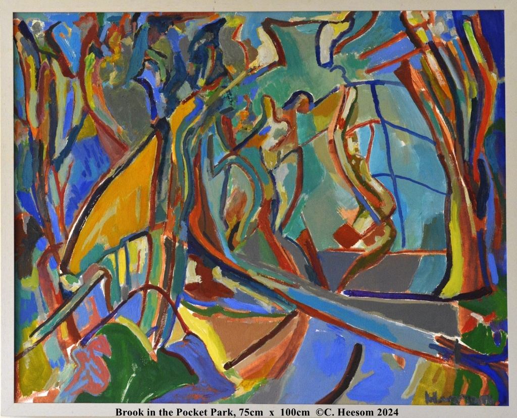 Brook in the Pocket Park by Crispin Heesom